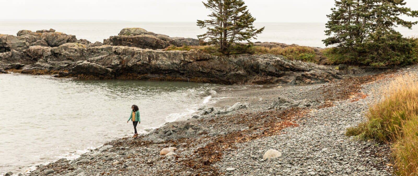 Maine on the coast during fall