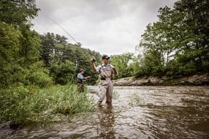 Fly fishing in Maine