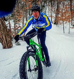 Fat biking at Maine Huts & Trails